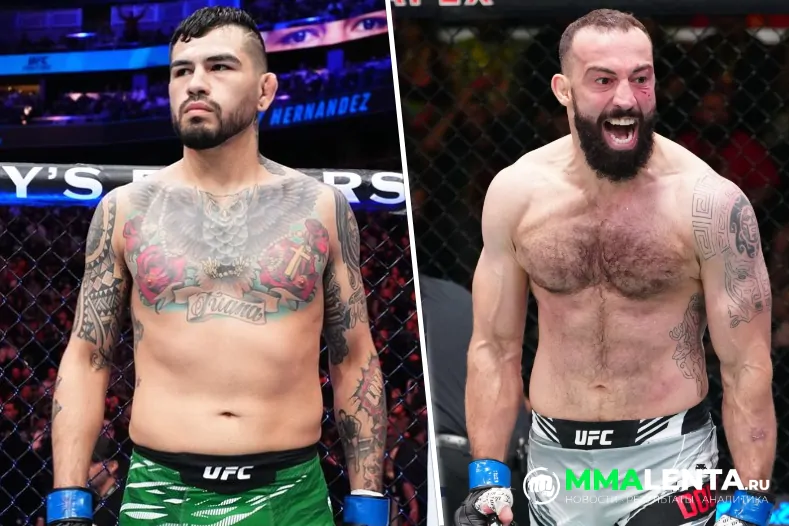 Энтони Хернандес и Роман Долидзе возглавят турнир UFC Vegas 109