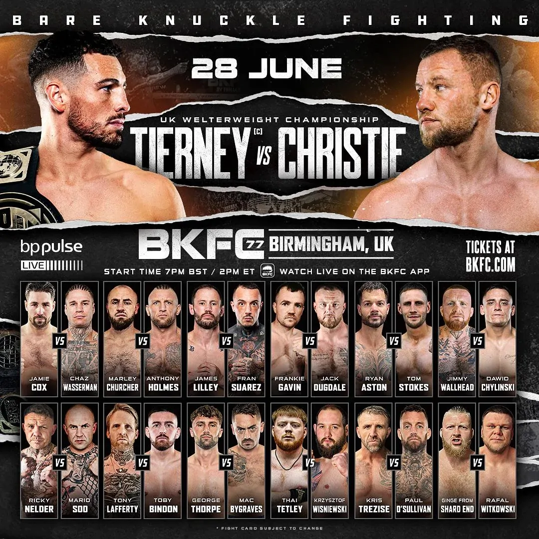 Результаты BKFC 77