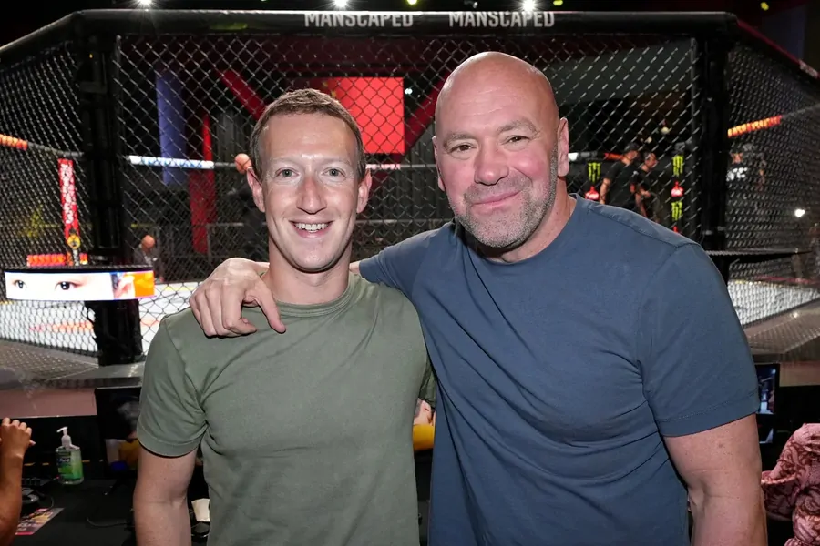 Дана Уайт предложил Марку Цукербергу выступить в UFC по бразильскому джиу-джитсу