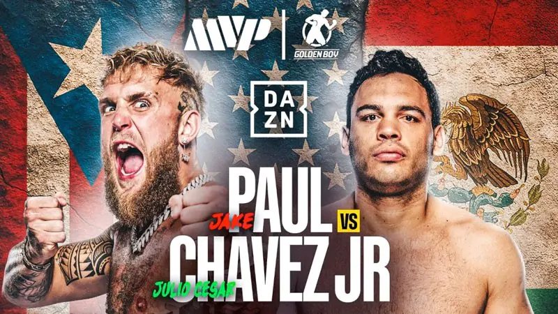 Джейк Пол vs Хулио Сесар Чавес-младший: превью главного боя вечера на DAZN