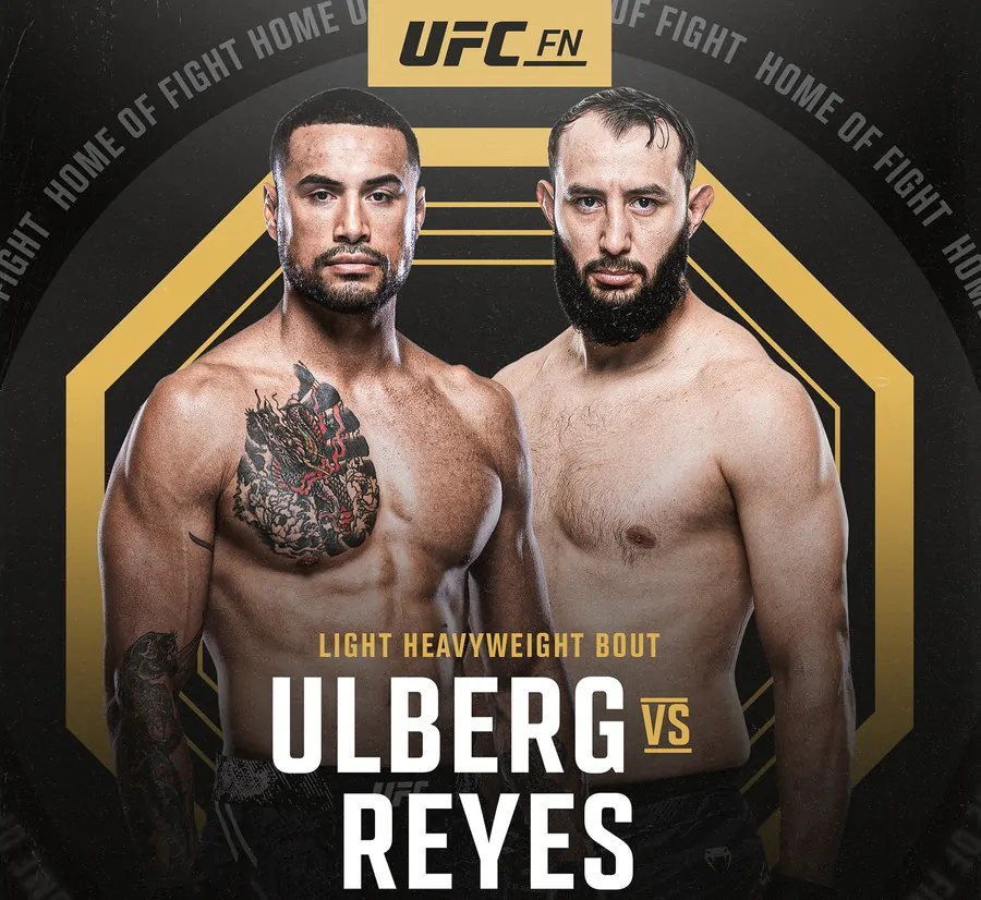 Карлос Улберг и Доминик Рейес возглавят UFC Perth 28 сентября