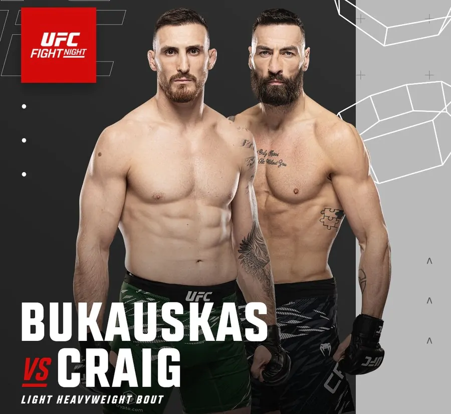 Пол Крейг остаётся в UFC и вернётся в бою с Букаускасом на турнире в Париже