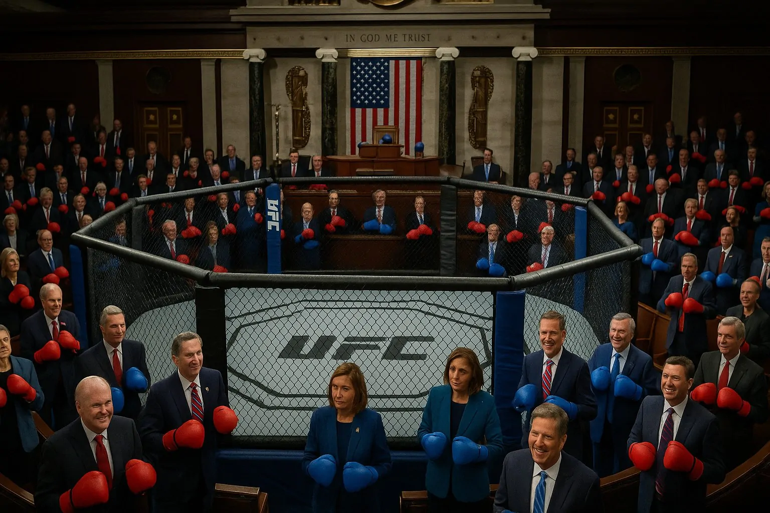 В США представлен законопроект о реформе бокса по модели UFC