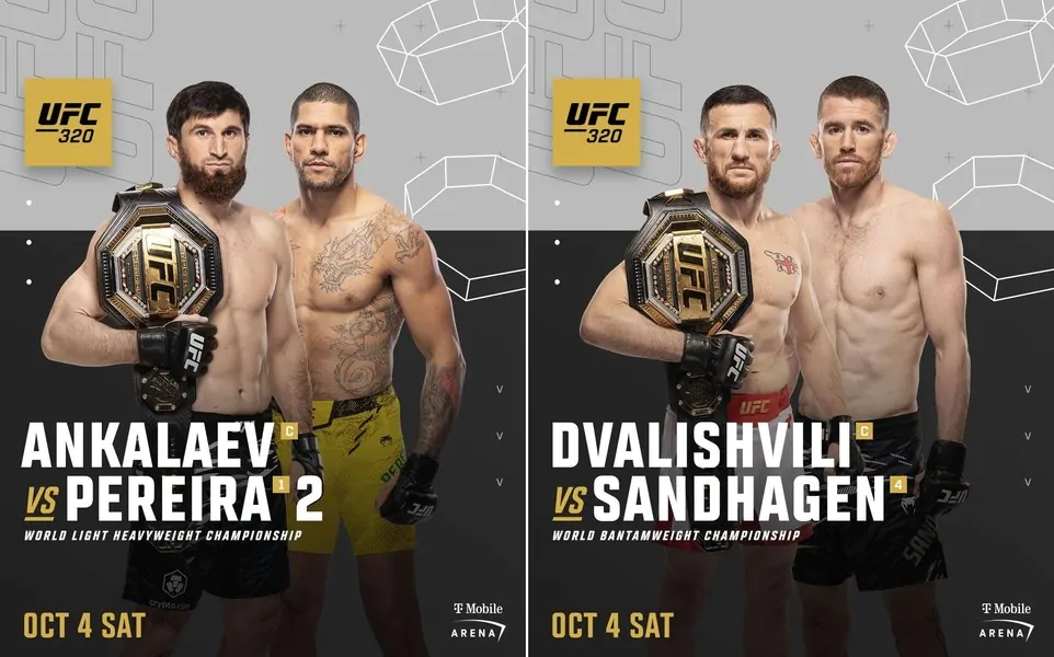 UFC 320: Анкалаев vs Перейра 2 и Двалишвили vs Сэндхаген
