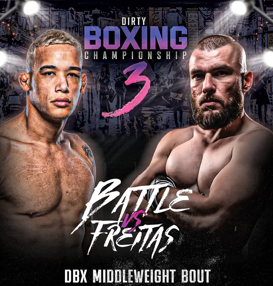 Бывший боец UFC Брайан Бэттл проведёт бой на турнире Dirty Boxing против Дерика де Фрейтаса