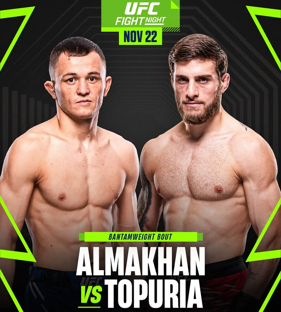 Александре Топурия против Бекзата Алмахана на UFC Катар